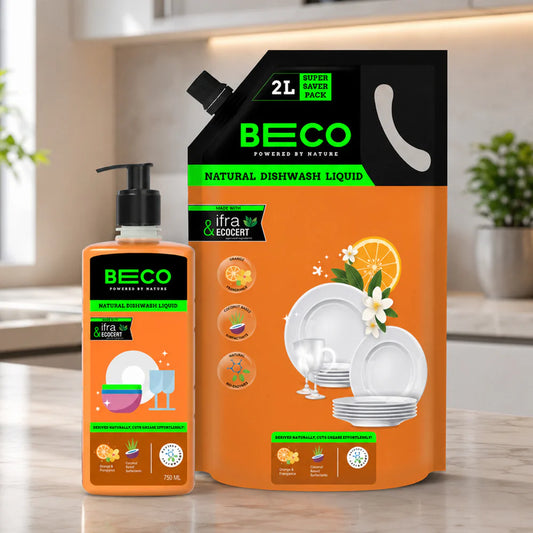 Dishwash Liquid Duo (Bottle + Refill)