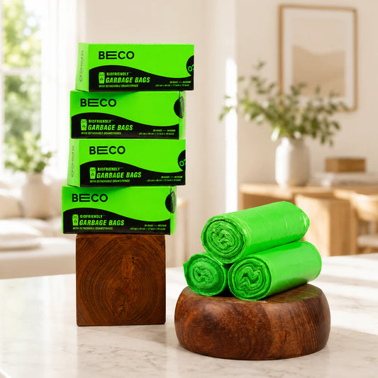 Beco - Biofriendly Garbage Bags - Medium - 30 bags/roll | Pack of 4